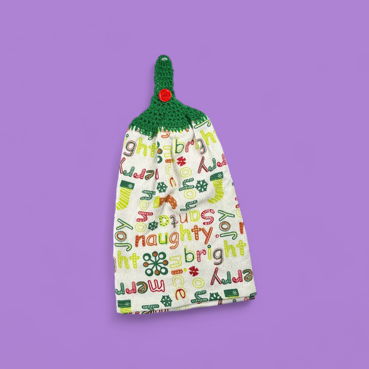 Handmade Hanging Hand Towel  - Christmas - Unicorn Fart Productions