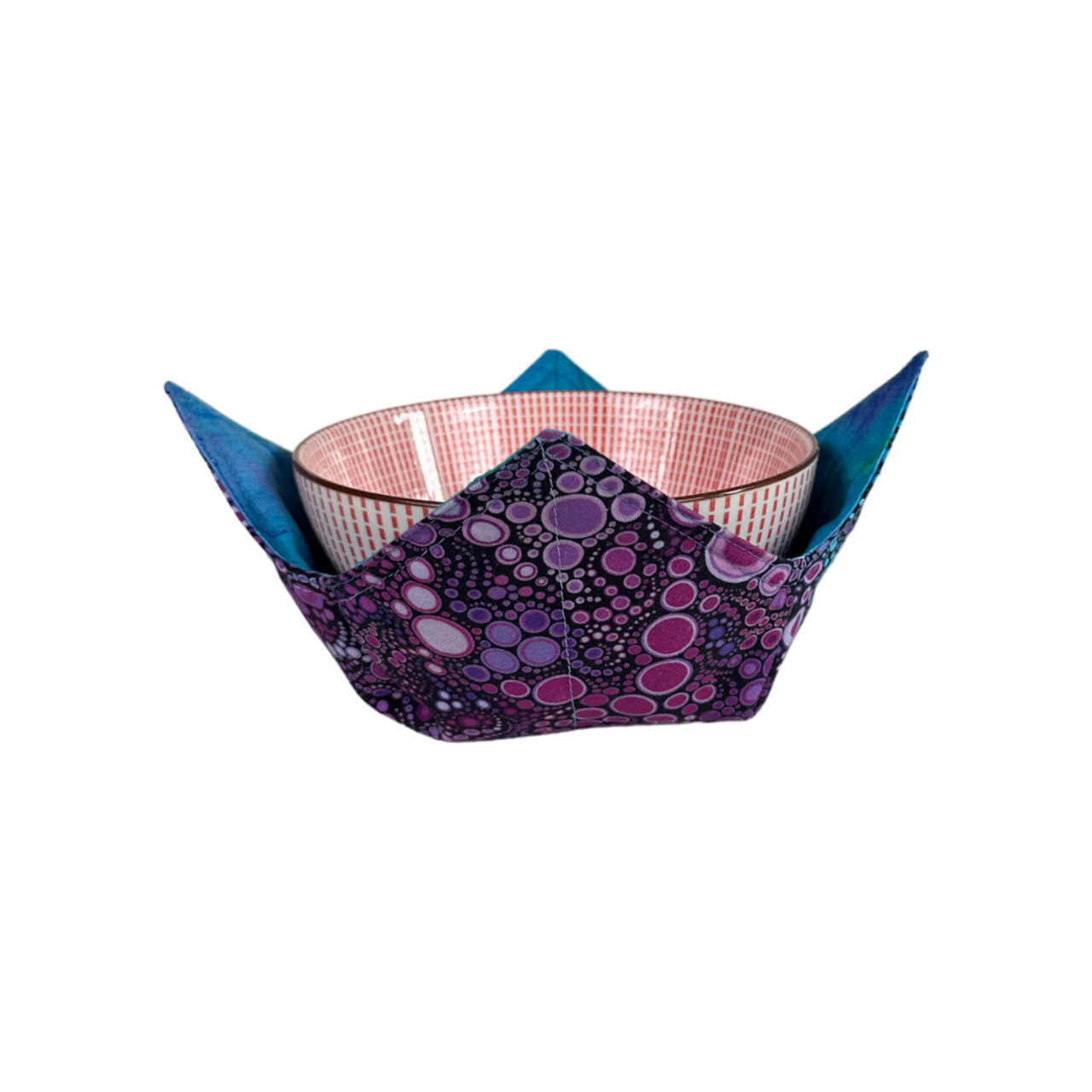 Handmade Reversible Bowl Cozy Holder - Medium - Unicorn Fart Productions