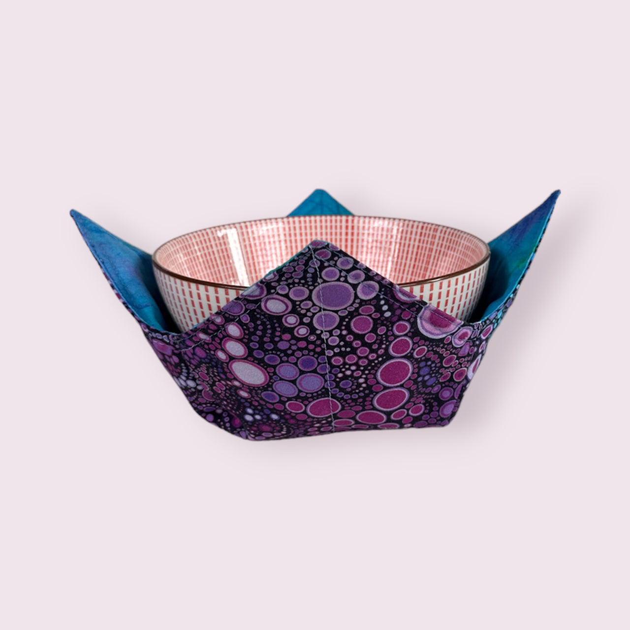 Handmade Reversible Bowl Cozy Holder - Medium - Unicorn Fart Productions