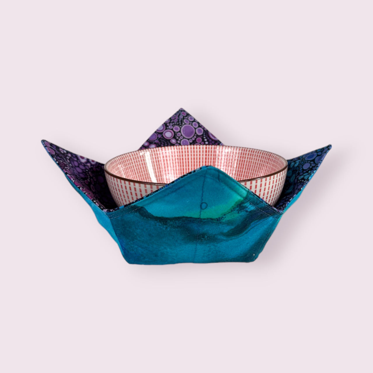 Handmade Reversible Bowl Cozy Holder - Medium - Unicorn Fart Productions