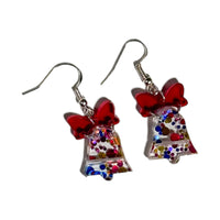 2pc Bell & Bow Earrings - Unicorn Fart Productions