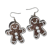 Thumbnail for Gingerbread Man Earrings - Unicorn Fart Productions