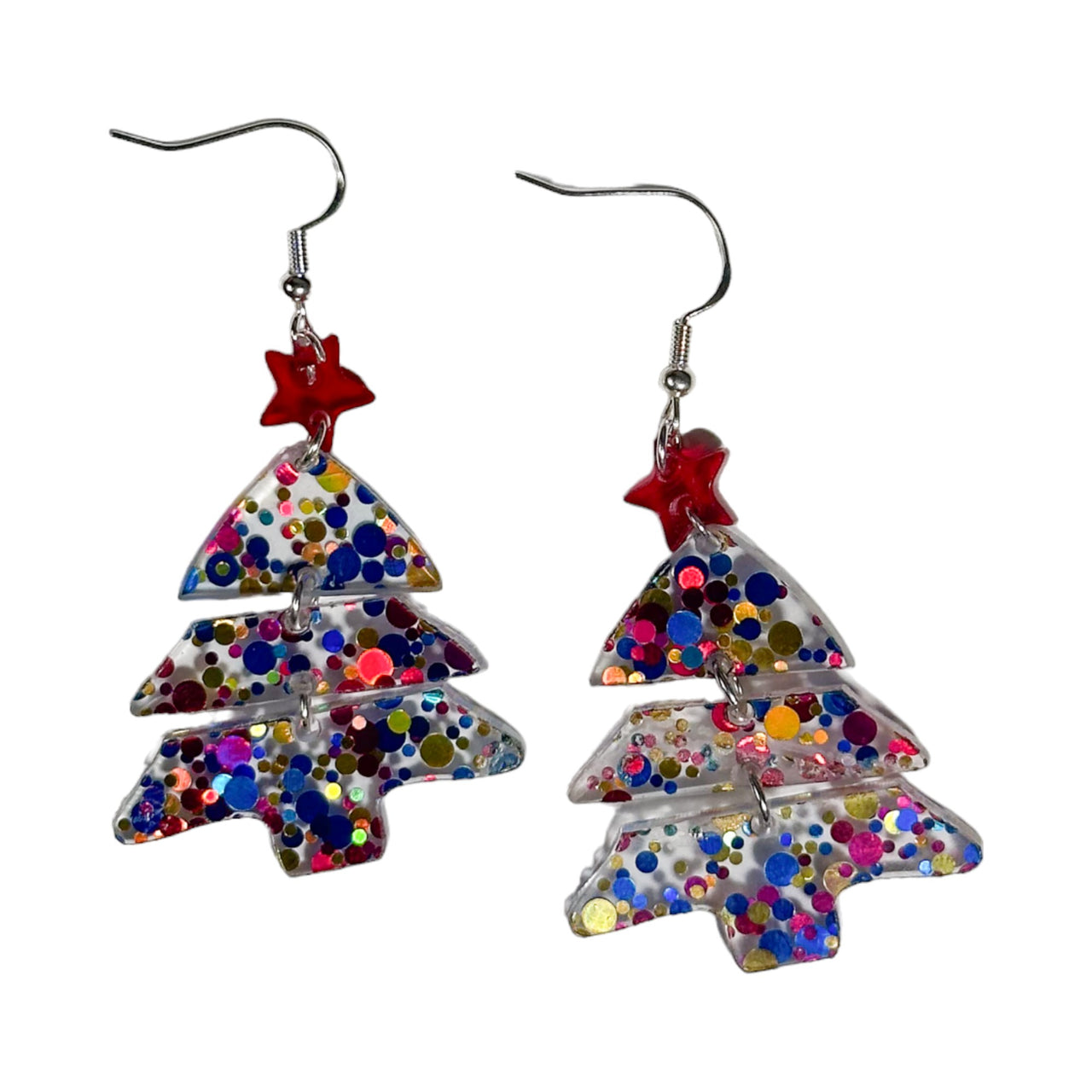 4pc Tree & Star Earrings - Unicorn Fart Productions