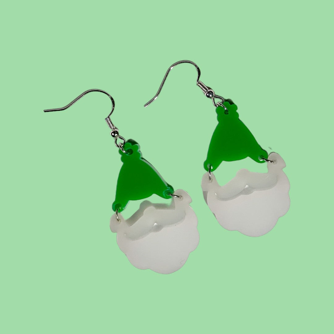 2pc Santa Earrings - Unicorn Fart Productions