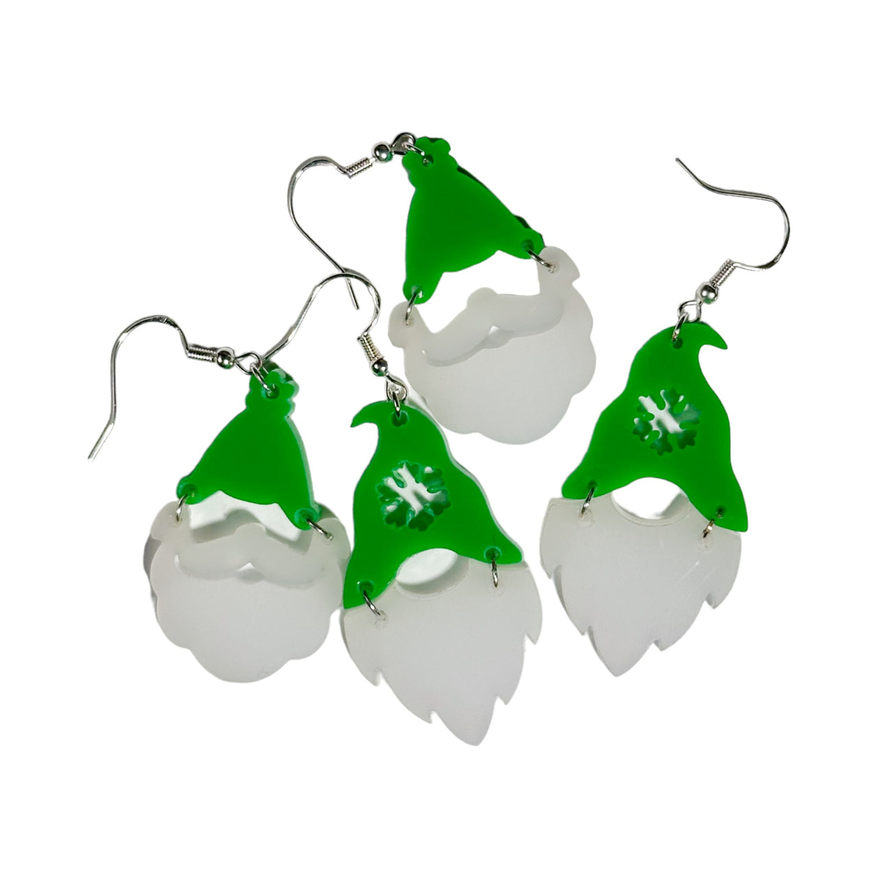 2pc Santa Earrings - Unicorn Fart Productions