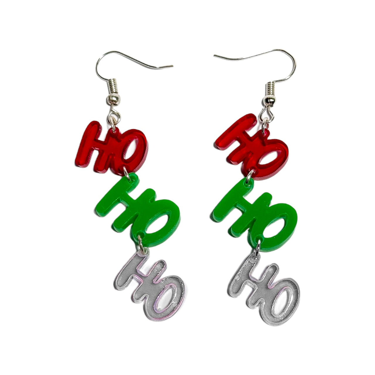 3pce Ho Ho Ho Earrings - Unicorn Fart Productions