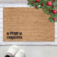 Merry Christmas Holy LC Doormat - Unicorn Fart Productions