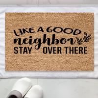 Thumbnail for Like a good neighbour Doormat - Unicorn Fart Productions