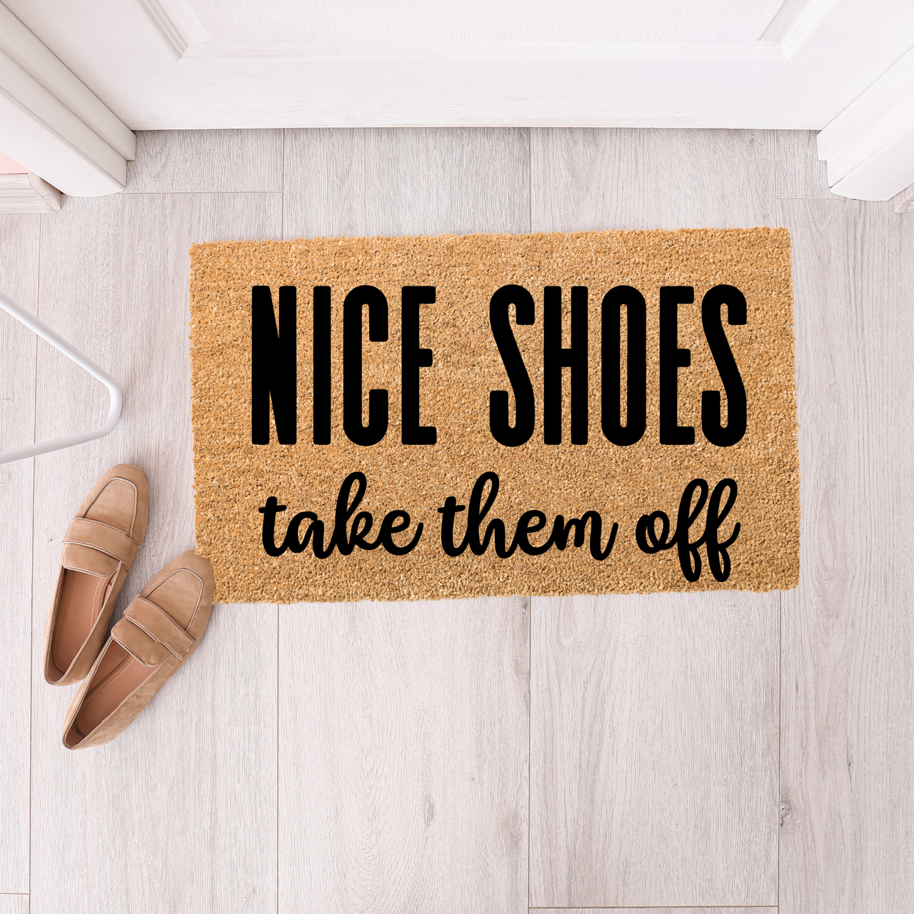 Nice shoes take them off Doormat - Unicorn Fart Productions