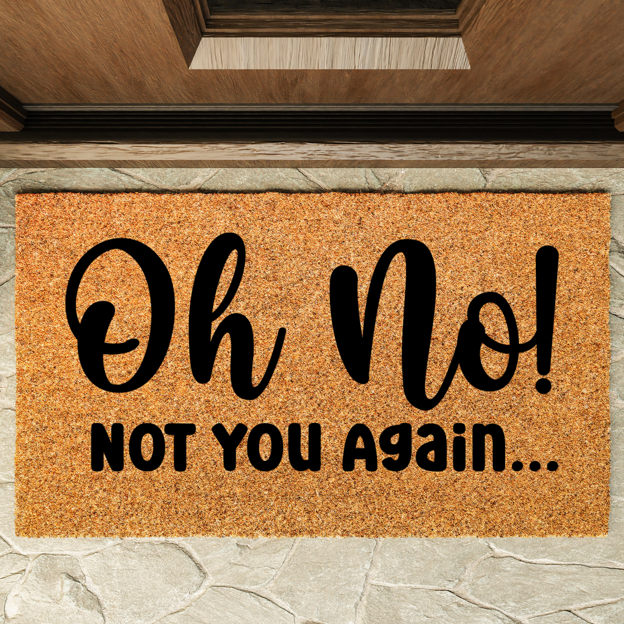 Oh no not you again Doormat - Unicorn Fart Productions