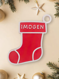 Personalised  Stocking Ornament - Unicorn Fart Productions