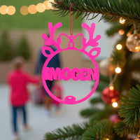 Personalised Antlers Ornament - Unicorn Fart Productions