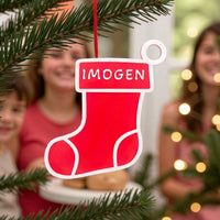 Personalised  Stocking Ornament - Unicorn Fart Productions