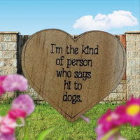 Thumbnail for Wooden Sarcastic Fridge Magnet - Im the kind of