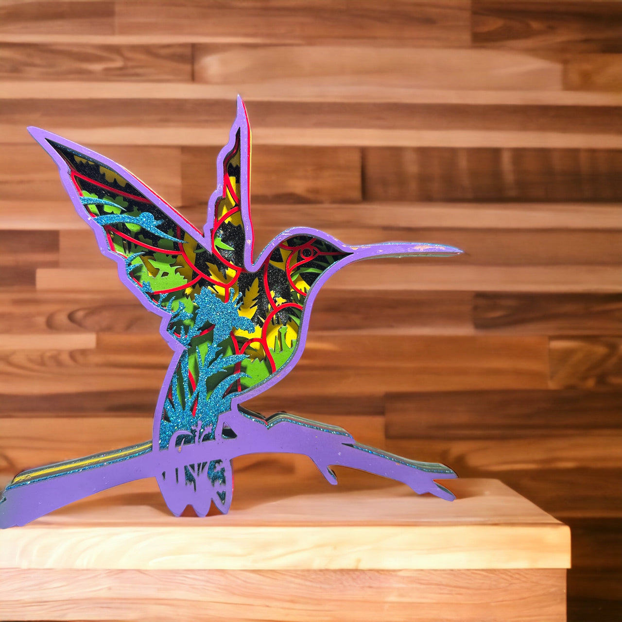 3D Layered Wall Art - Bird