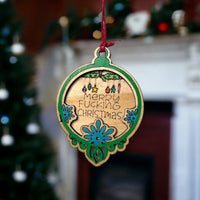 Thumbnail for Merry F$%#&ing Christmas Xmas Tree Decoration
