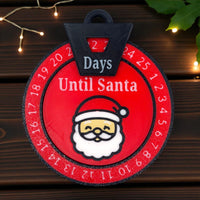 Santa Countdown Ornament - Unicorn Fart Productions