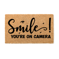 Thumbnail for Smile your on Camera Doormat - Unicorn Fart Productions