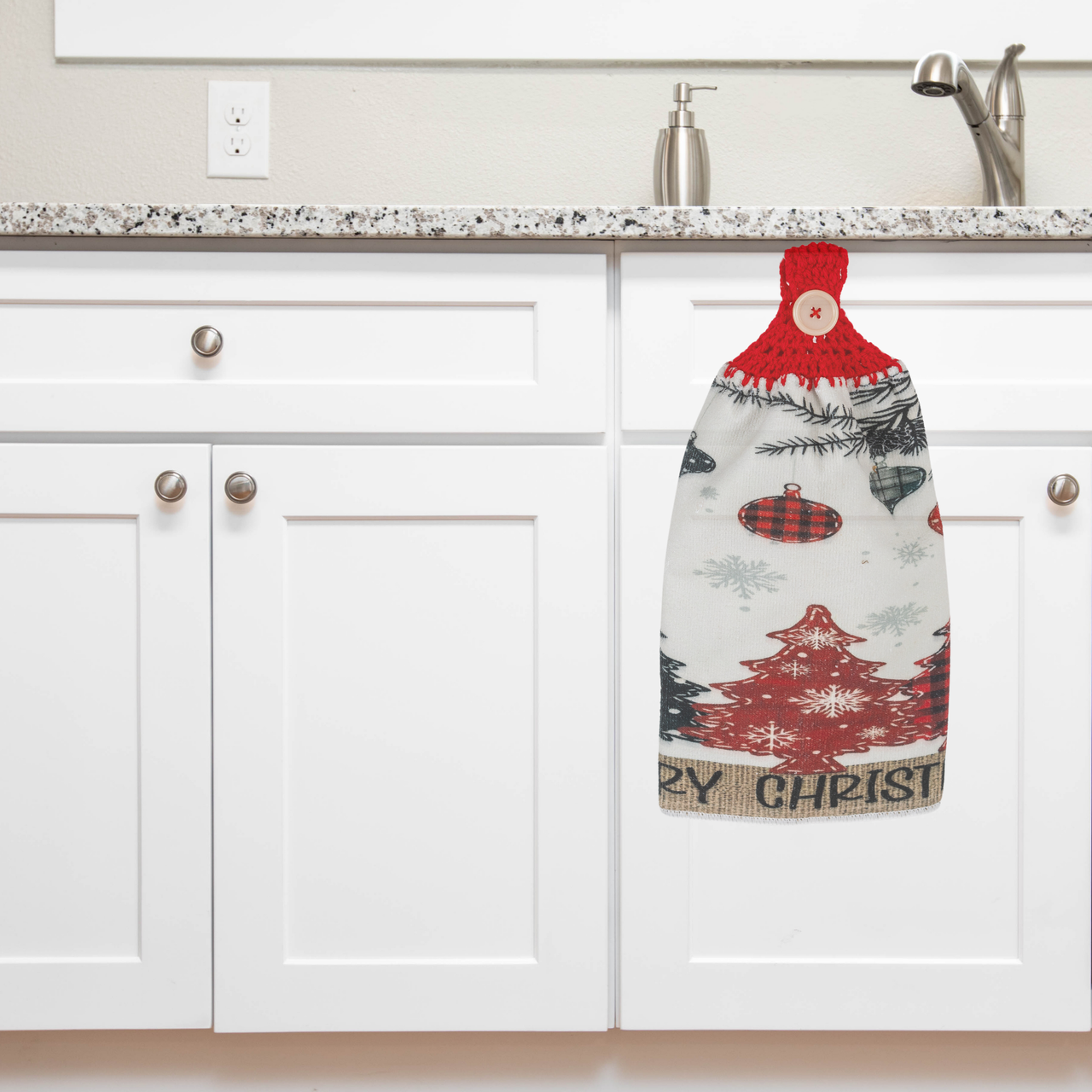 Handmade Hanging Hand Towel  - Christmas