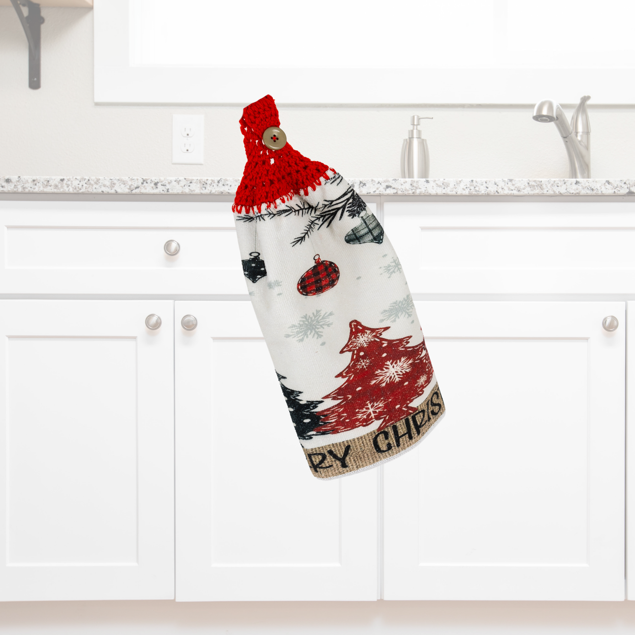 Handmade Hanging Hand Towel  - Christmas