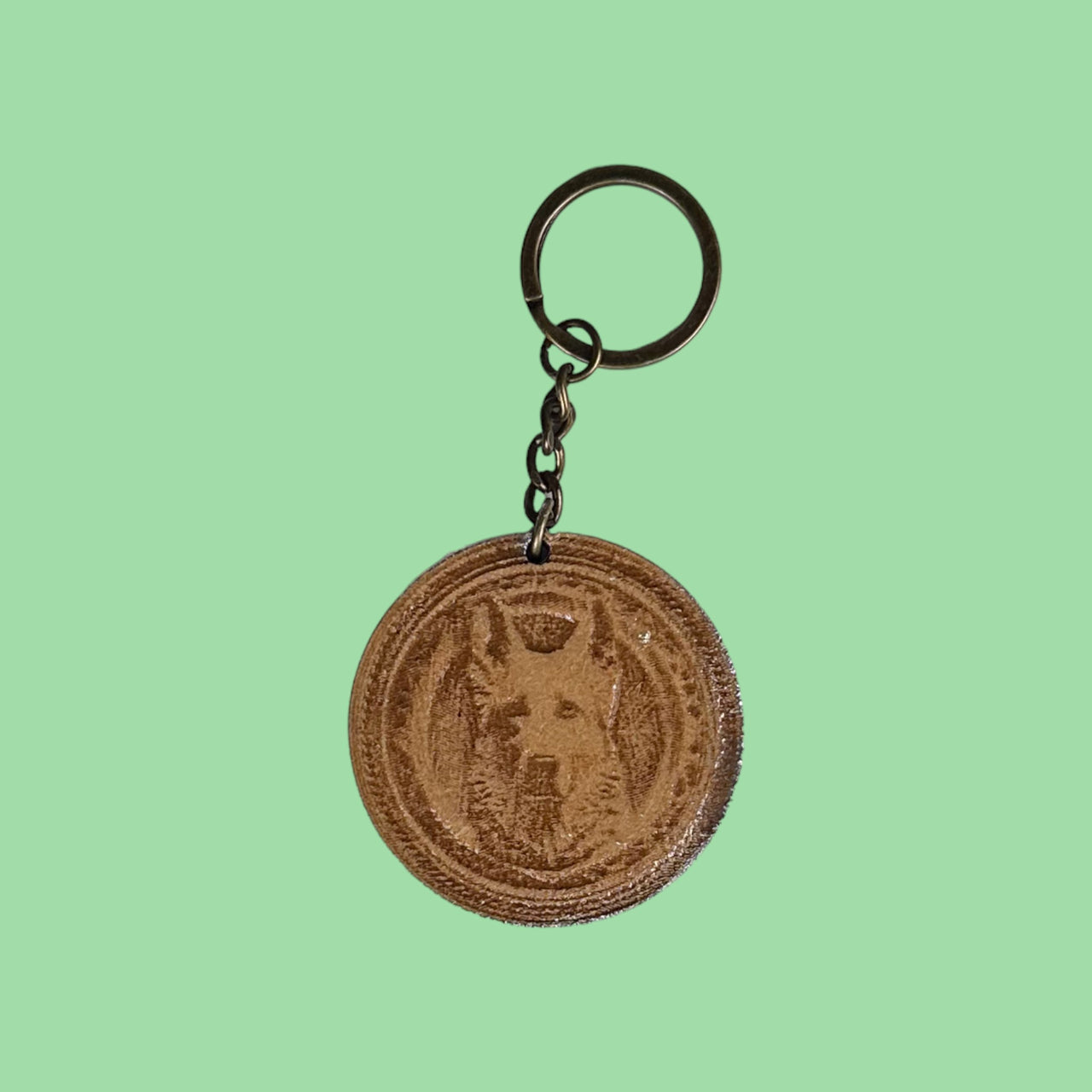 German Shepard 3D Dog Portrait Keychain - Unicorn Fart Productions