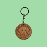 Thumbnail for Labrador Retriever 3D Dog Portrait Keychain - Unicorn Fart Productions