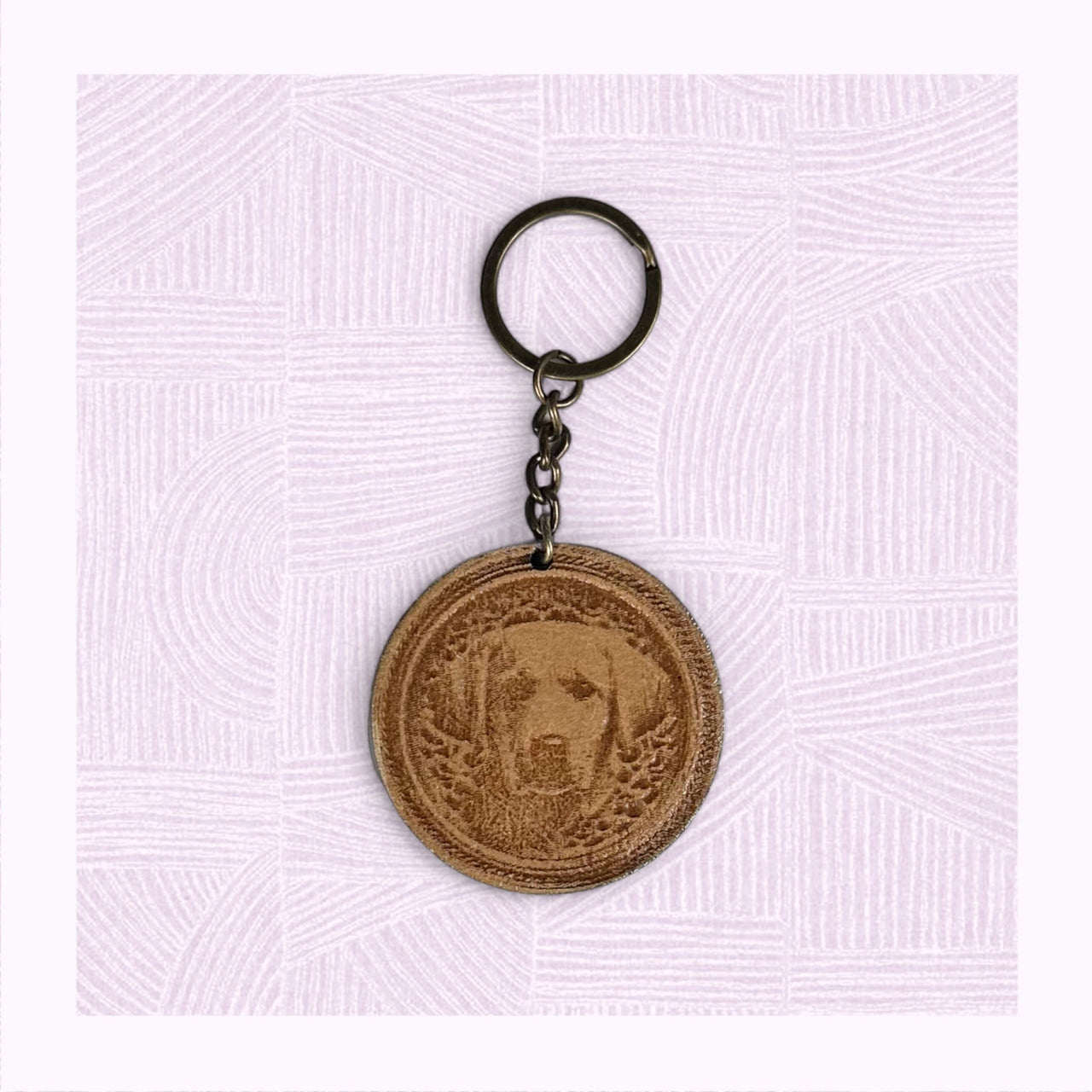 Labrador Retriever 3D Dog Portrait Keychain - Unicorn Fart Productions