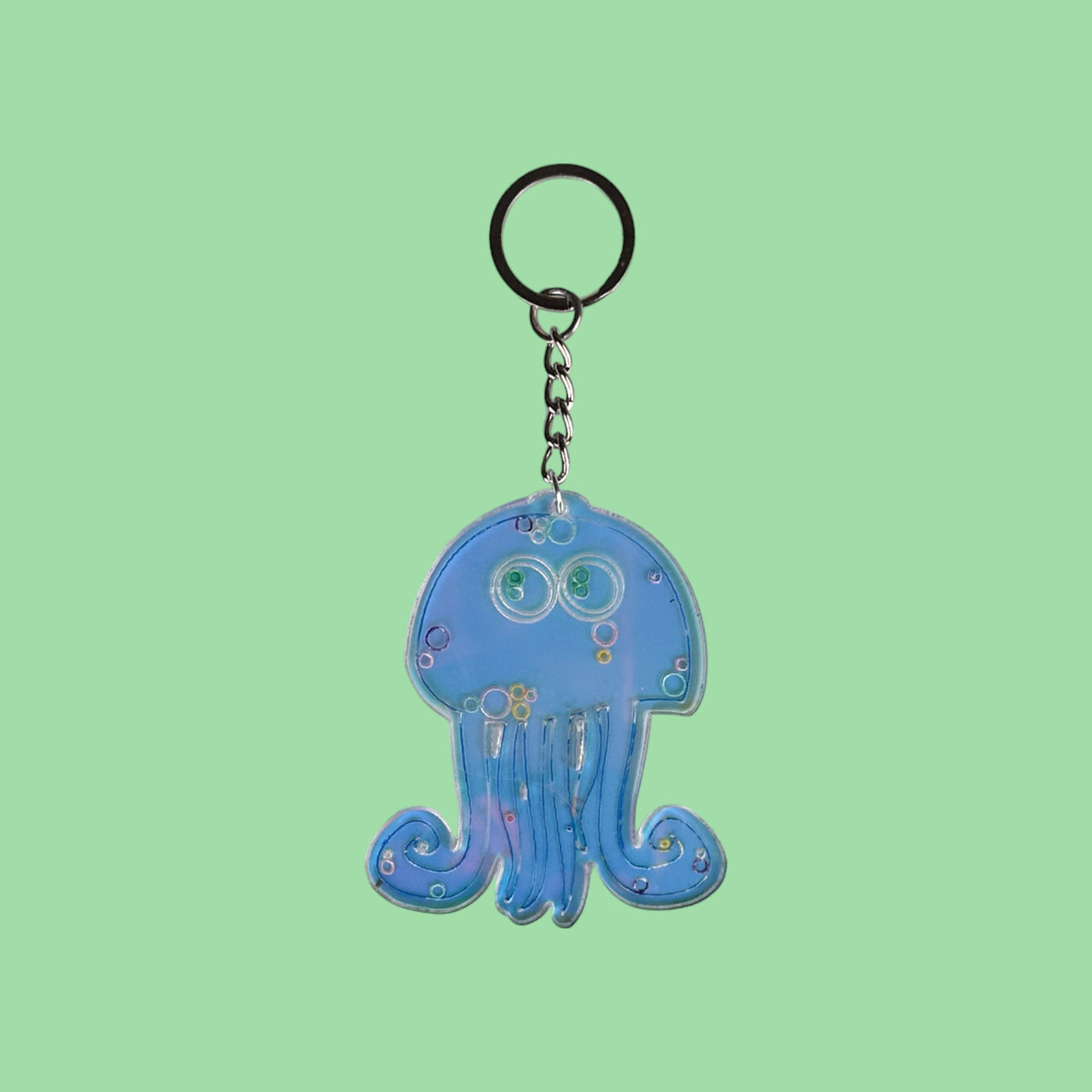 Jelly Fish Shaped Keychain - Unicorn Fart Productions