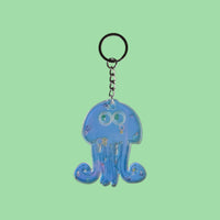 Jelly Fish Shaped Keychain - Unicorn Fart Productions