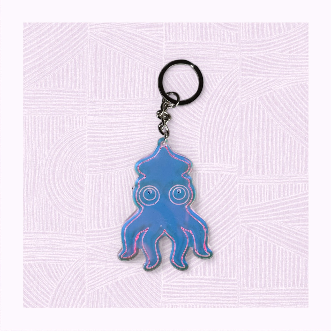 Octopus Shaped Keychain - Unicorn Fart Productions