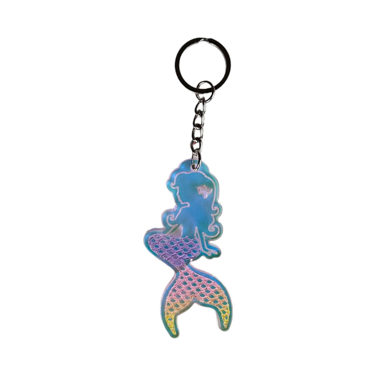 Mermaid Shaped Keychain - Unicorn Fart Productions