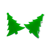 Thumbnail for Green Xmas Tree Earrings - Unicorn Fart Productions