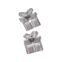 Thumbnail for Present with Ribbon Acrylic Stud Earrings - Unicorn Fart Productions