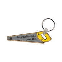 Your the Best Dad I ever Saw...- Fathers Day Keychain - Pick a Colour - Unicorn Fart Productions