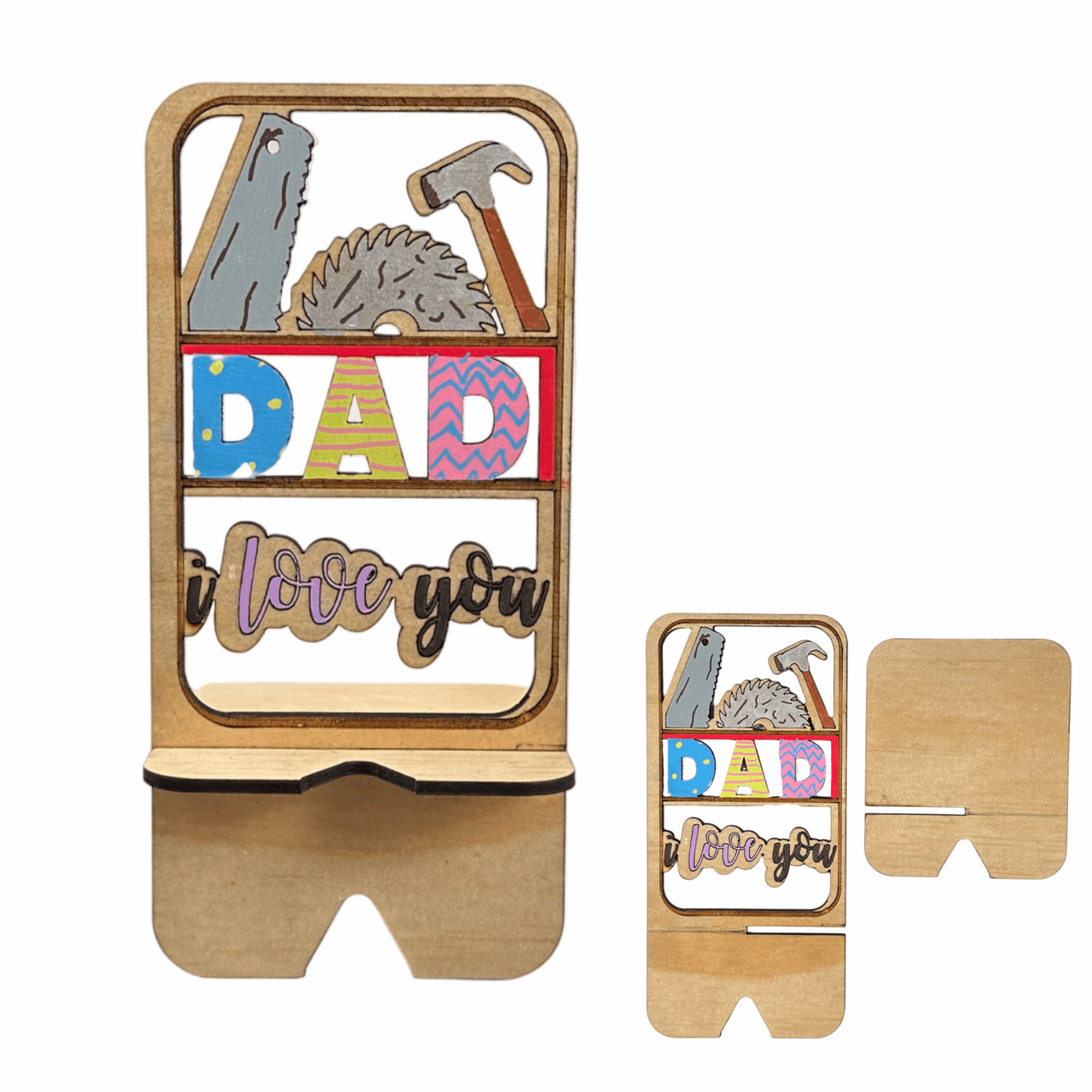 Dad I Love You - Message Sign - Fathers Day - Unicorn Fart Productions