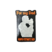 For My Dad - Message Sign - Fathers Day - Unicorn Fart Productions