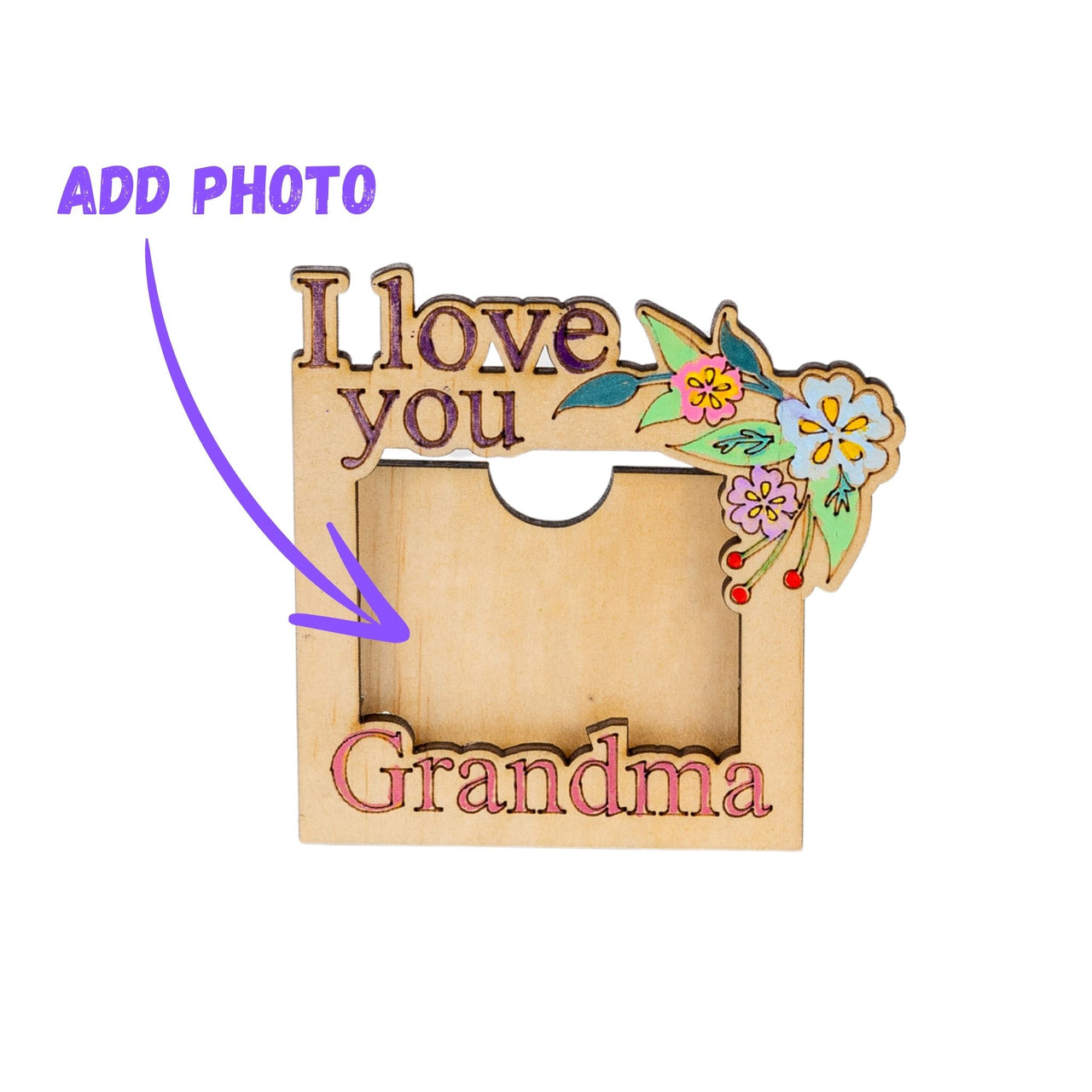 I Love you Grandma Photo Frame - Unicorn Fart Productions