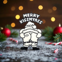 Merry Kissmyass Ornament - Unicorn Fart Productions