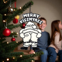 Merry Kissmyass Ornament - Unicorn Fart Productions