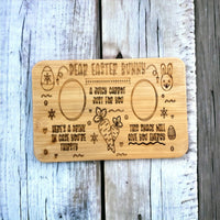 Thumbnail for Small Wooden Board - Dear Santa/Easter Bunny - Perfect Gift - Style 1