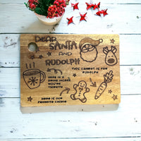 Thumbnail for Small Wooden Board - Dear Santa\Easter Bunny Treats - Perfect Gift
