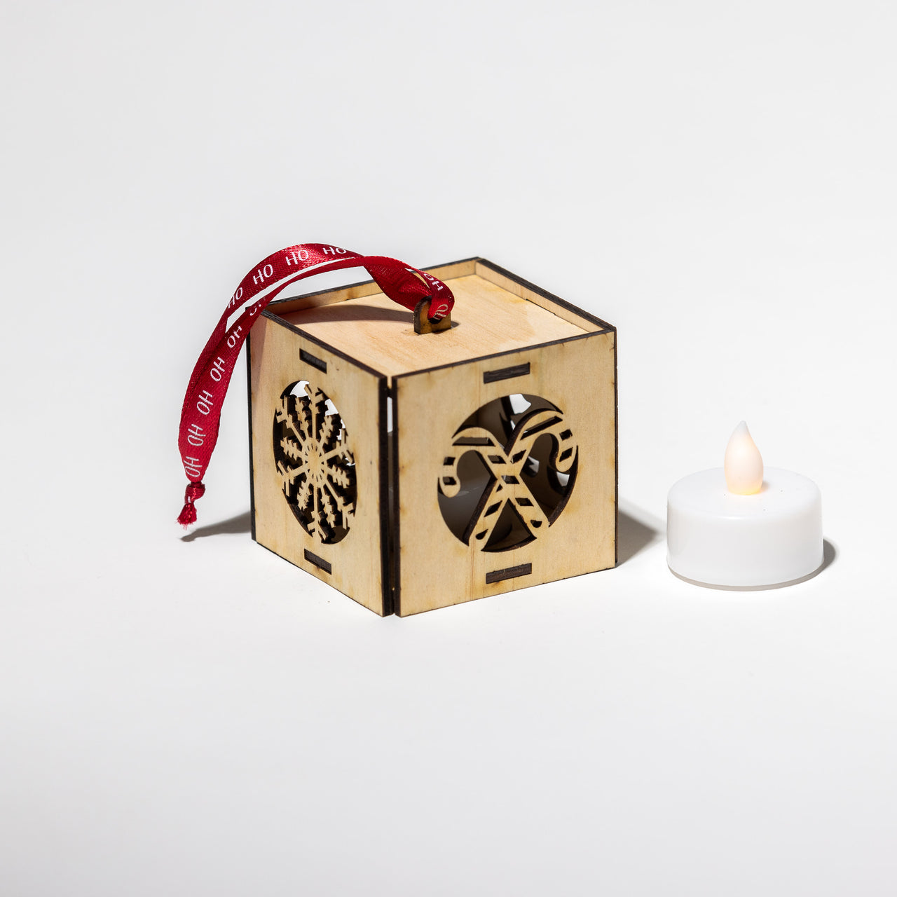 Christmas Tea Light Ornament - Style 10